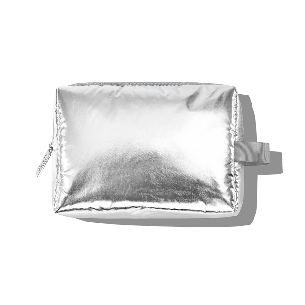 face-d-puff-pochette-argento-nylon-small-large image 1