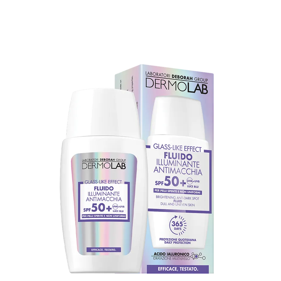 dermolab-glass-like-effect-fluido-illuminante-spf50-antimacchia image 1