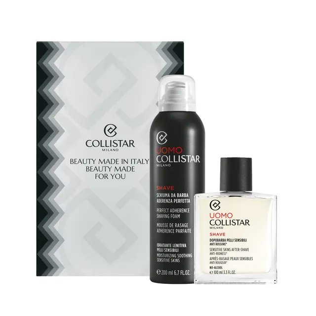collistar-cofanetto-uomo-schiuma-barba-200ml-dopobarba-100ml image 1