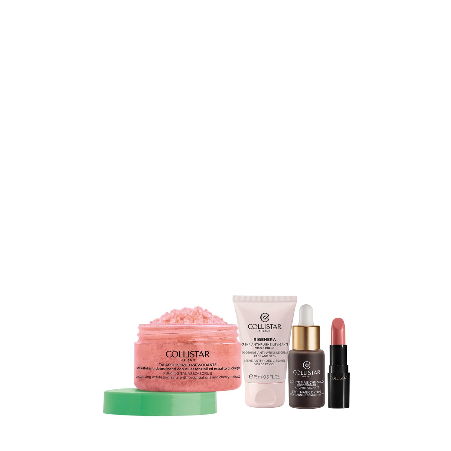 collistar-icons-cofanetto-mini-rossetto-102-gocce-magiche-10ml-crema-15ml-scrub- image 2