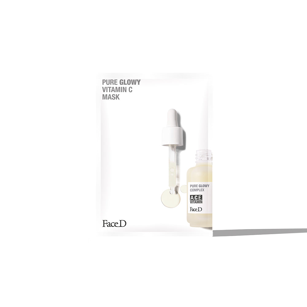 face-d-pure-glowy-maschera-viso-complesso-vitamine-a-c-e-17-ml image 2