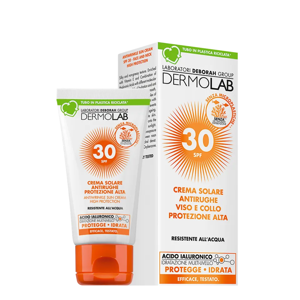dermolab-crema-solare-antirughe-viso-e-collo-spf-30 image 1