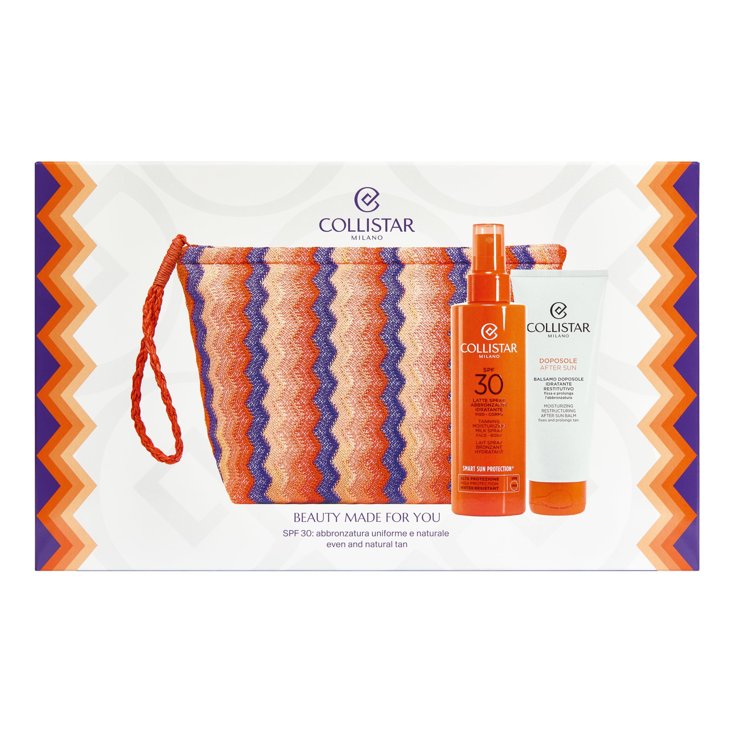 collistar-cofanetto-regalo-solare-spf30-latte-spray-200-ml-doposole-100-ml-poche image 3