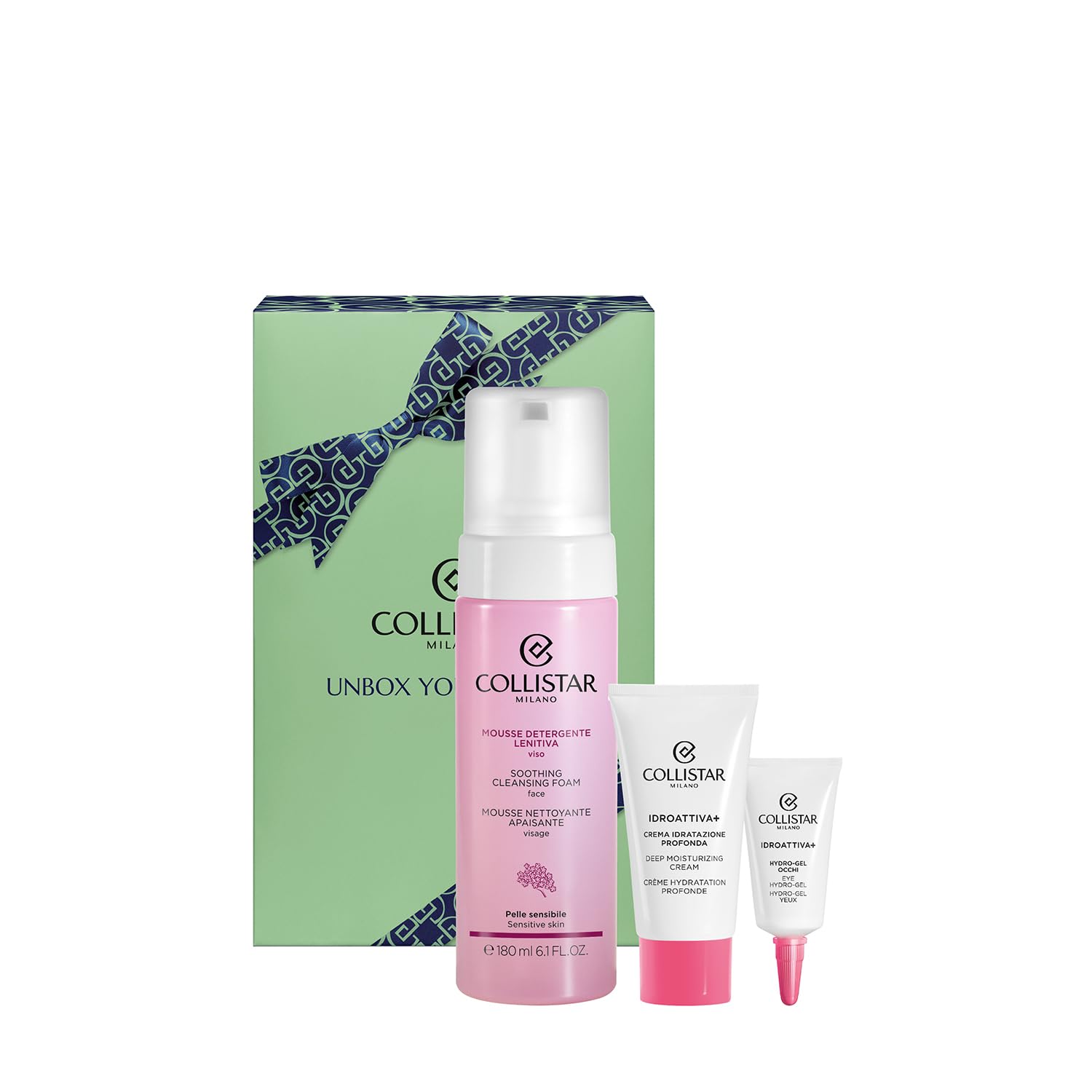 collistar-cofanetto-idroattiva-mousse-180ml-crema-25ml-hydro-gel-occhi-5ml image 1
