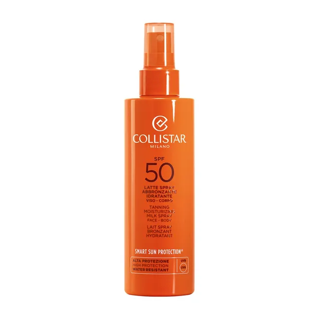 collistar-latte-spray-abbronzante-idratante-spf-50-viso-e-corpo-200-ml image 1