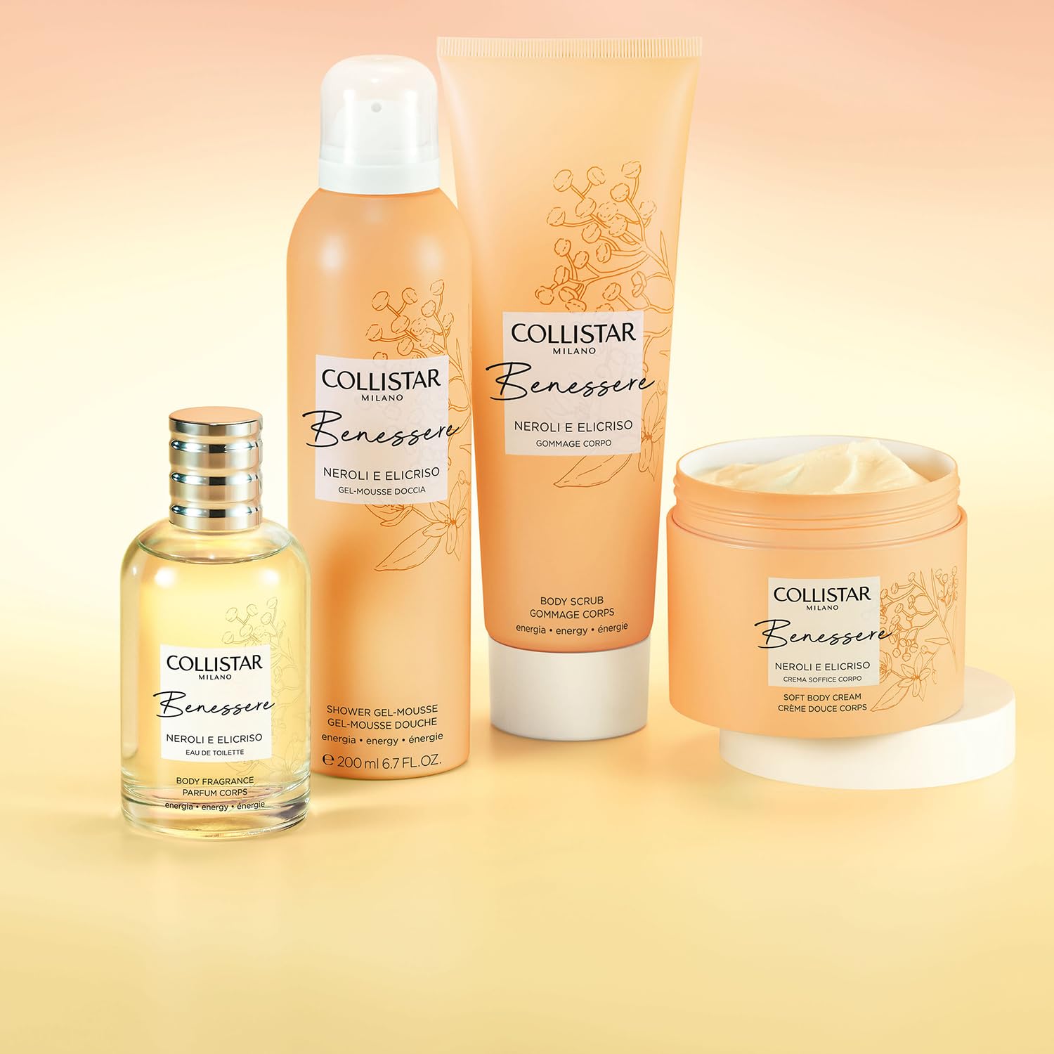 collistar-gel-mousse-doccia-benessere-neroli-e-elicriso-200ml image 2
