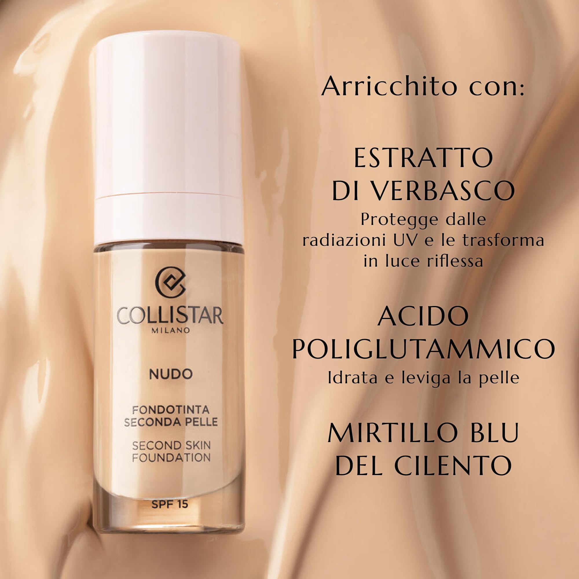 collistar-fondotinta-nudo-seconda-pelle-spf-15-3n-naturale-30-ml image 4