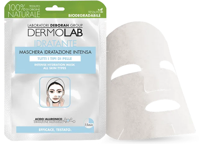 dermolab-maschera-idratazione-intensa-in-tessuto-biodegradabile image 1