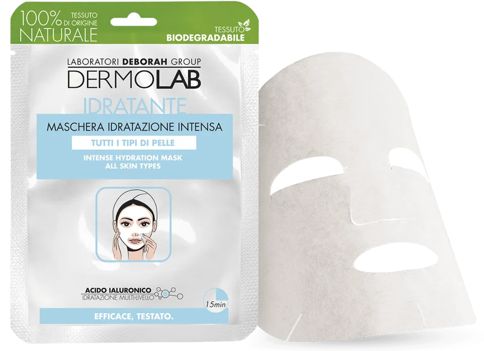 dermolab-maschera-idratazione-intensa-in-tessuto-biodegradabile image 1