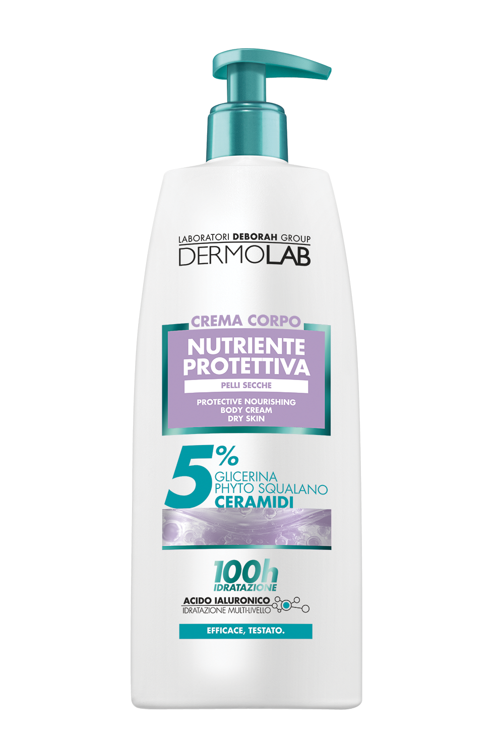 dermolab-crema-corpo-nutriente-protettiva-idratazione-100-ore image 1