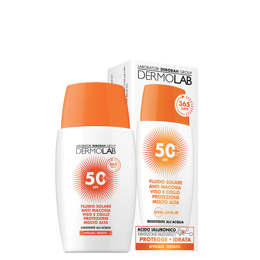 dermolab-fluido-solare-anti-macchia-viso-e-collo-spf50 image 1