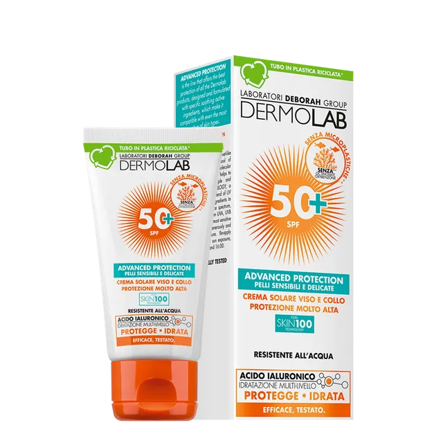 dermolab-crema-solare-viso-e-collo-protezione-molto-alta-vellutata-non-grassa-co image 1