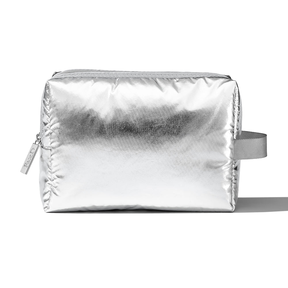 face-d-puff-pochette-argento-nylon-small-large image 2