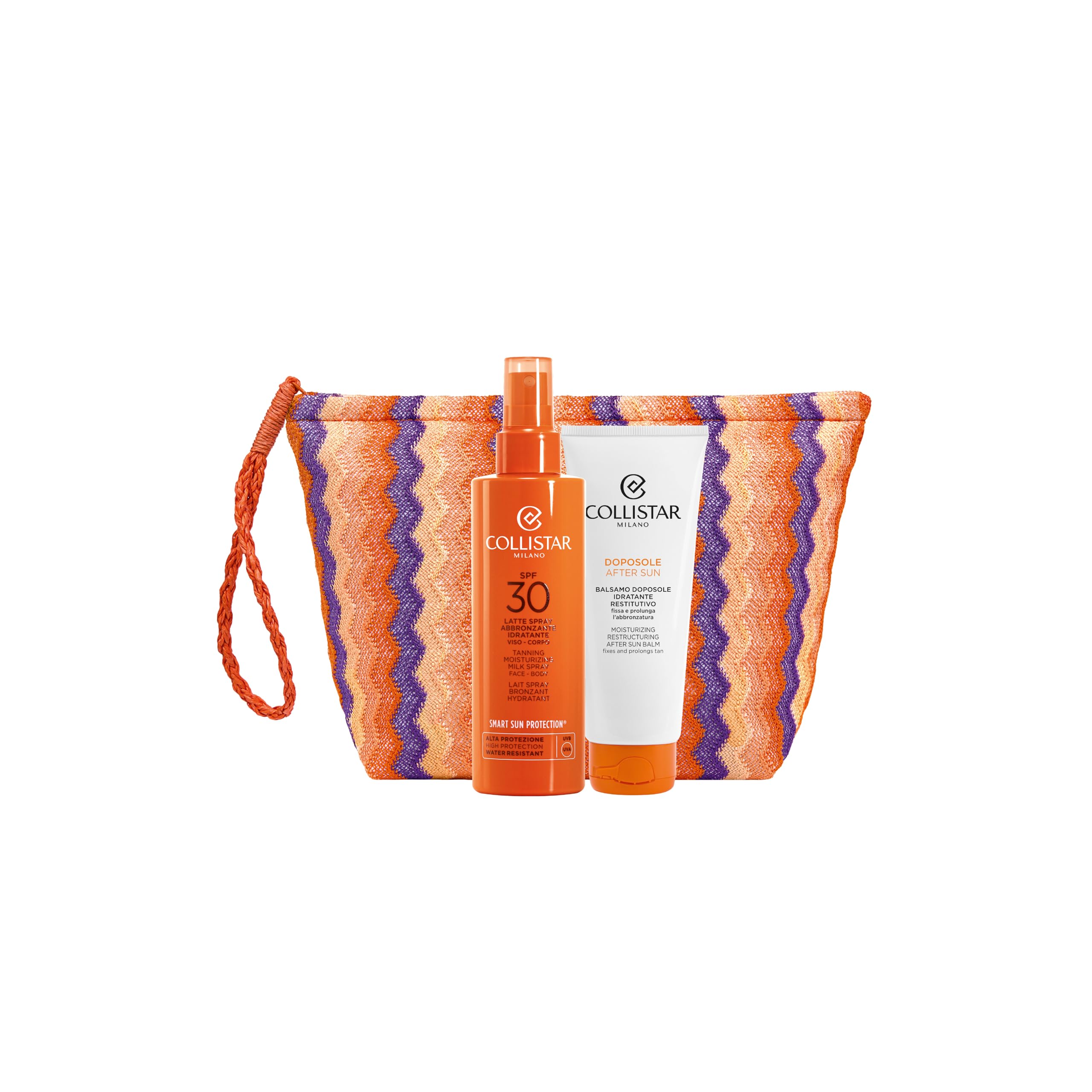 collistar-cofanetto-regalo-solare-spf30-latte-spray-200-ml-doposole-100-ml-poche image 2