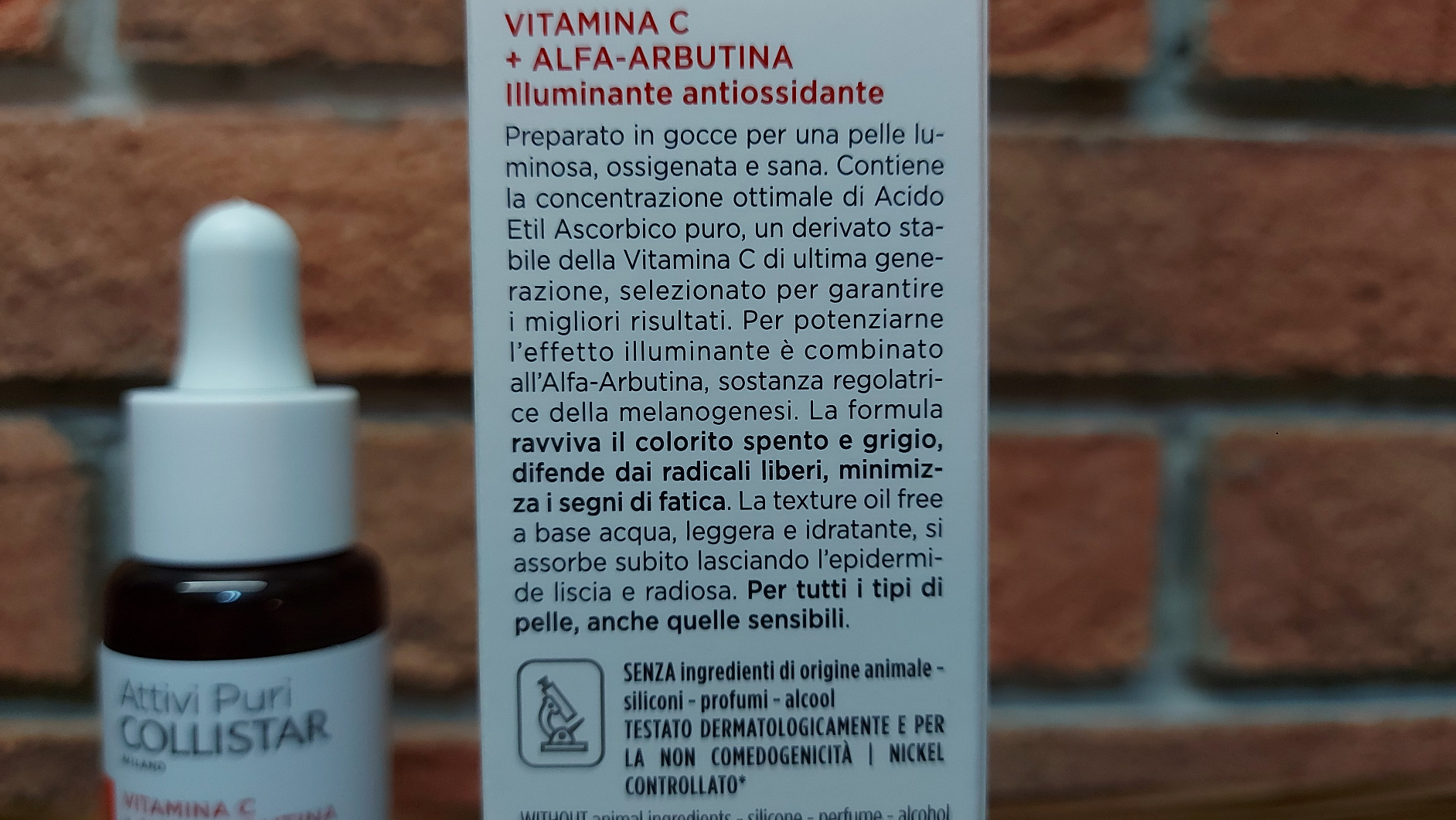 Perfetto con la crema stessa linea