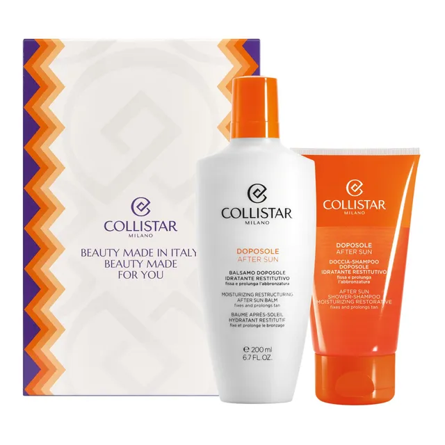 collistar-cofanetto-regalo-doposole-balsamo-200-ml-doccia-shampoo-150-ml image 1