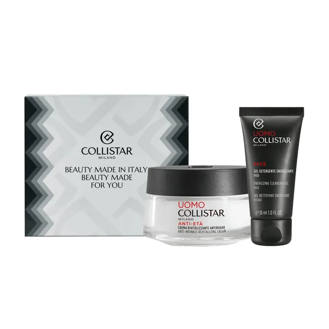 collistar-cofanetto-uomo-crema-antirughe-50ml-gel-detergente-30ml image 1