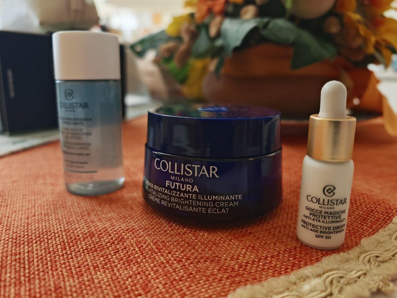 Esperienza completa Collistar a prezzo mini, con crema illuminante che rimpolpa, bifasico delicato che non brucia, Gocce Magiche uniformanti e una pochette robusta che uso in borsa ogni giorno senza problemi