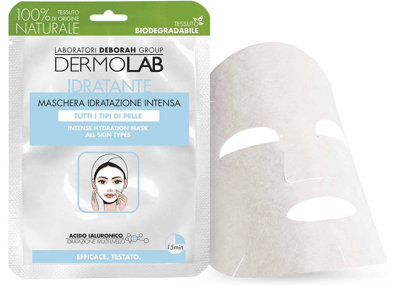 dermolab-maschera-idratazione-intensa-in-tessuto-biodegradabile image 1