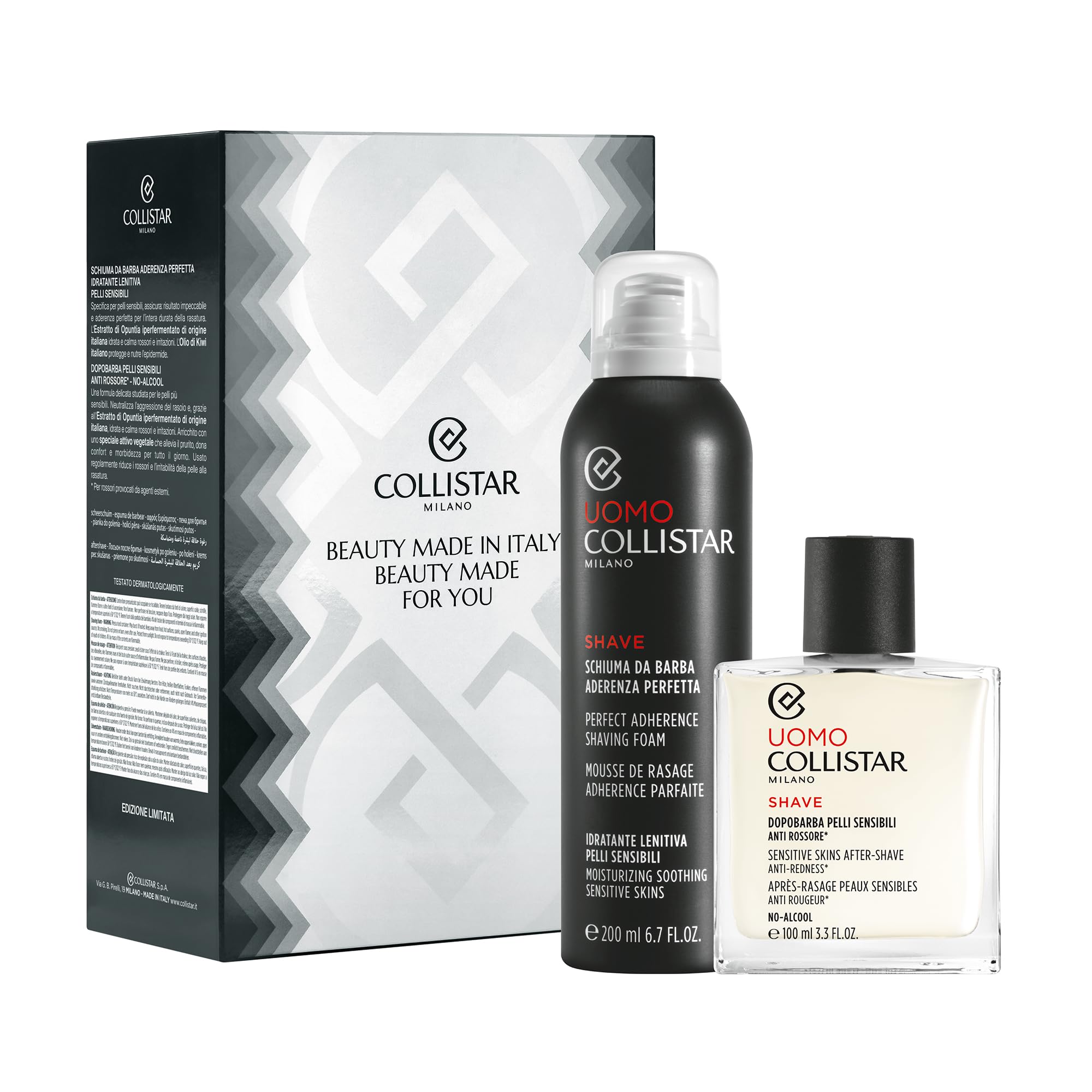collistar-cofanetto-uomo-schiuma-barba-200ml-dopobarba-100ml image 3