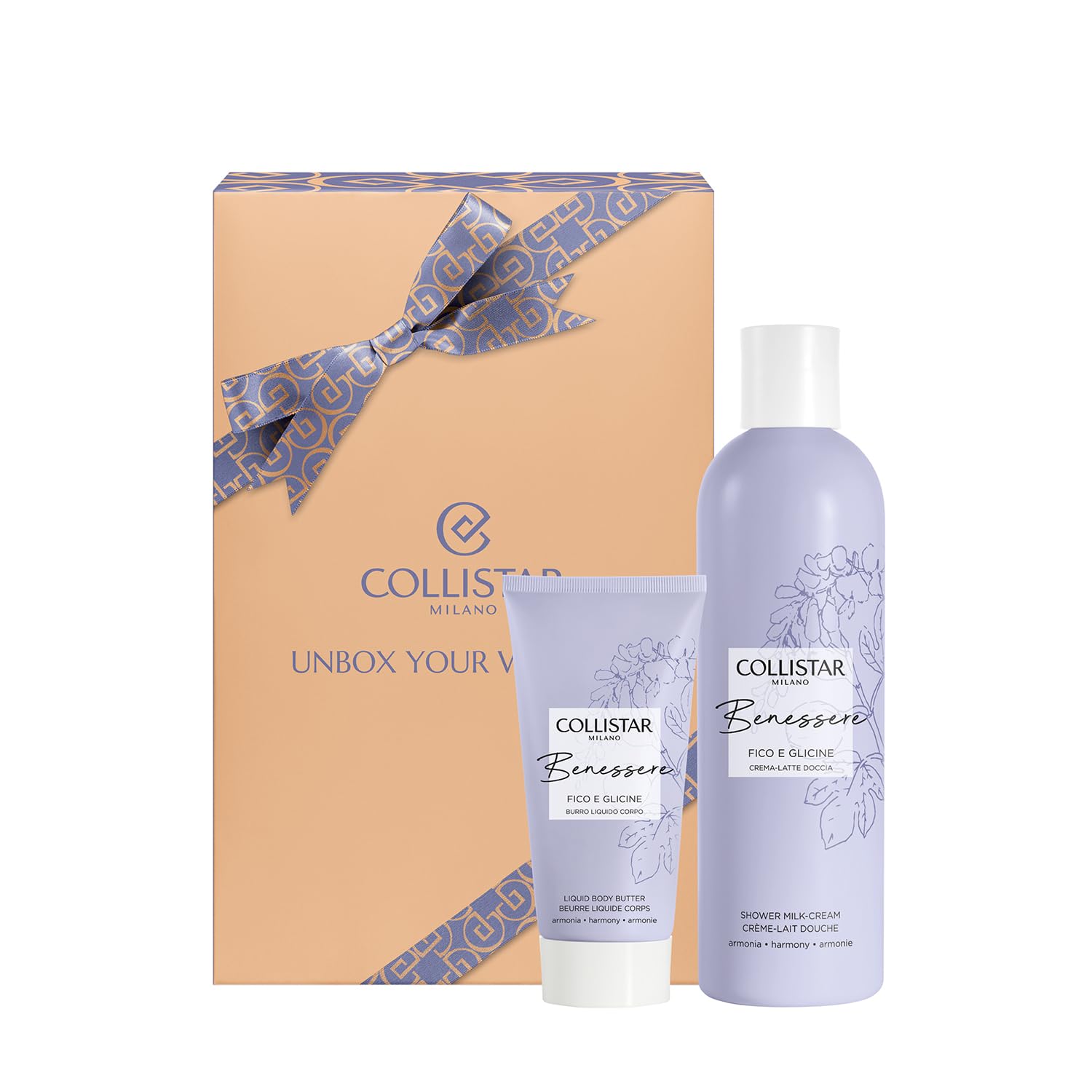 collistar-cofanetto-regalo-benessere-fico-e-glicine-crema-latte-doccia-250-ml-bu image 1