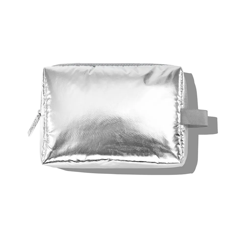 face-d-puff-pochette-argento-nylon-small-large image 1
