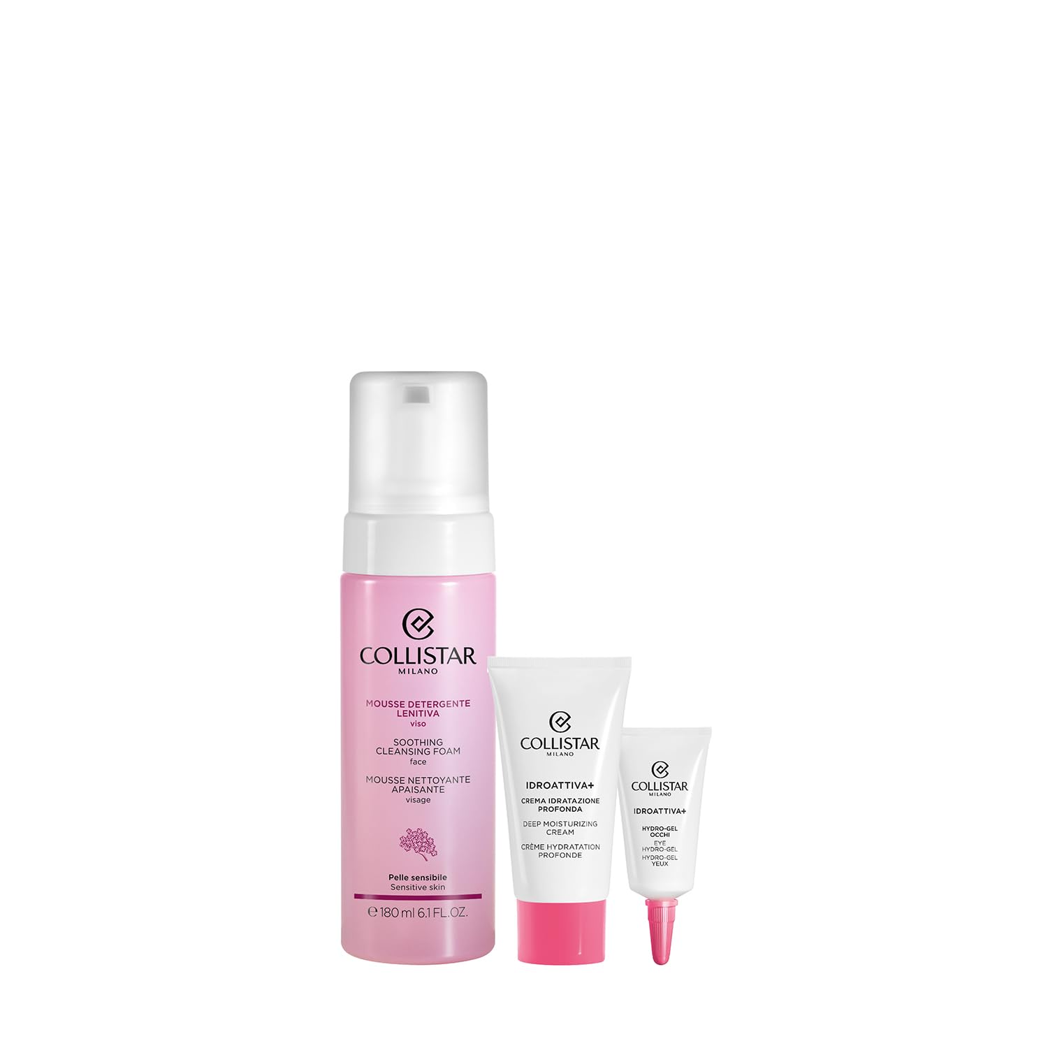 collistar-cofanetto-idroattiva-mousse-180ml-crema-25ml-hydro-gel-occhi-5ml image 2